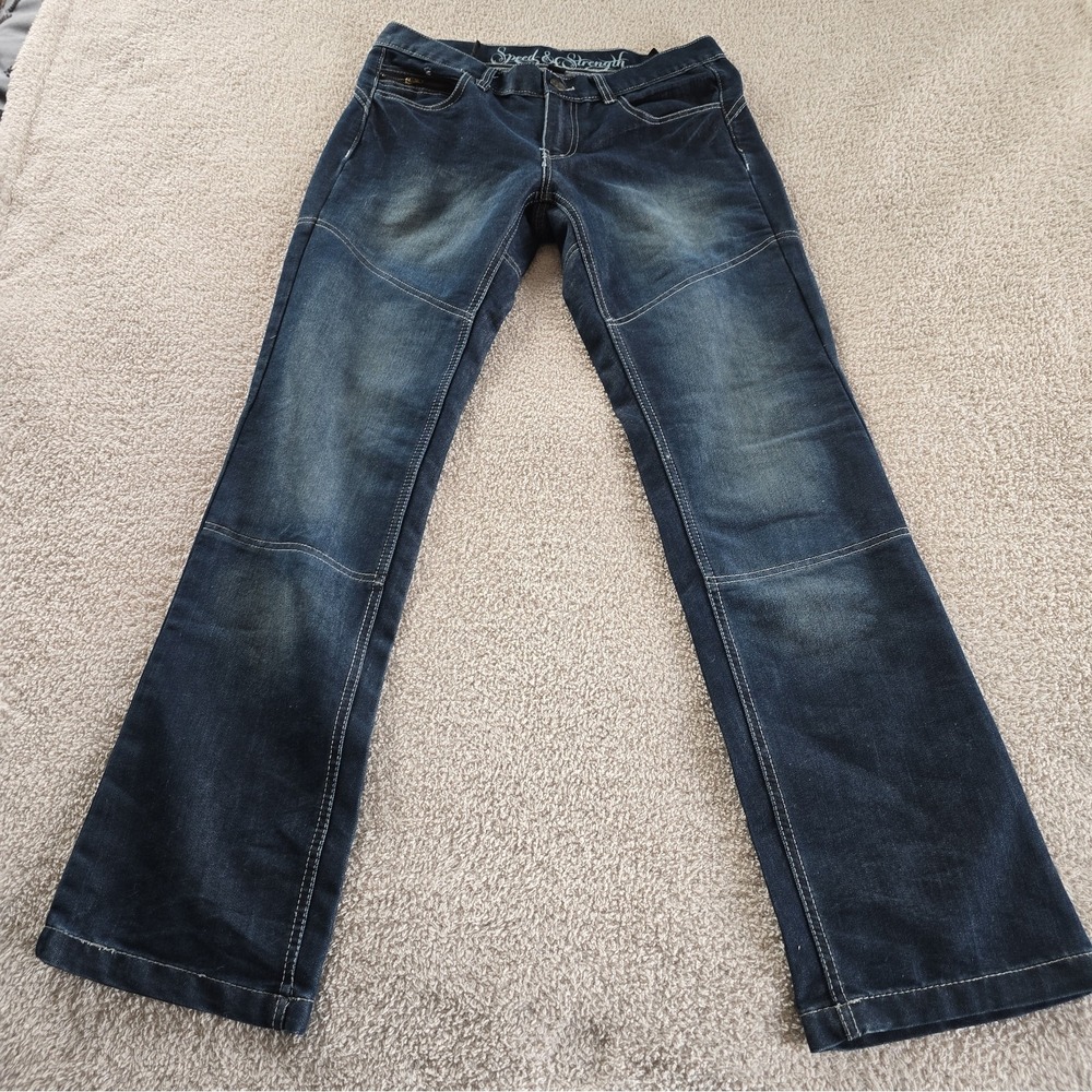 Speed & Strength Motolisa Women's Kevlar Reinforced Motorcycle Riding Jeans 10R